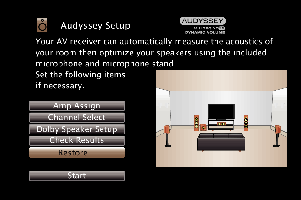 GUI AudysseySetup 7010